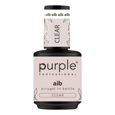 AIB Acrygel em frasco transparente de 15ml -Gel e acrílico -Purple Professional