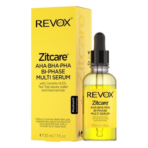 Revox Zitcare Serum Multifase AHA BHA PHA 30 ml -Cremas y serums -Revox B77