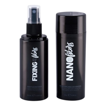 Fibra capilar castanho-escura + pacote fixador de nanofibras -Fibras de cabelo -Bifull 2