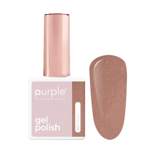Gel-Nagellack P.001 Thorn Glitter -Semipermanenter Emaille -Purple Professional