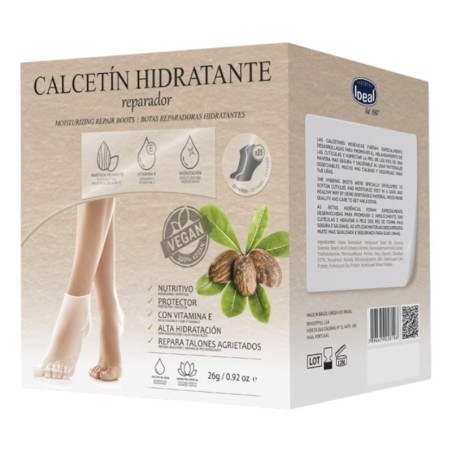 Calcetines Pedicura Emolientes Par Ideal -Hand and foot cream -