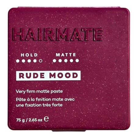 Hairmate Rude Mood Matte Paste 75 g -Wachse, Pomaden und Gele -Hairmate