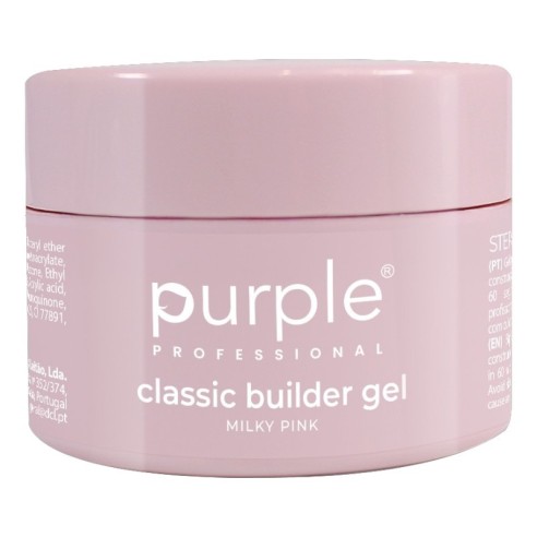 Gel costruttore classico Purple Professional Milky Pink 15 g -Gel e acrilico -Purple Professional
