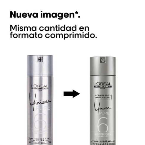 Laca Infinium Pure Extra Strong 300 ml -Lacas y sprays de fijación -L'Oreal