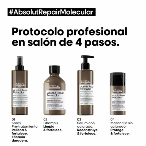 Champú Absolut Repair Molecular 1500 ml -Champús -L'Oreal