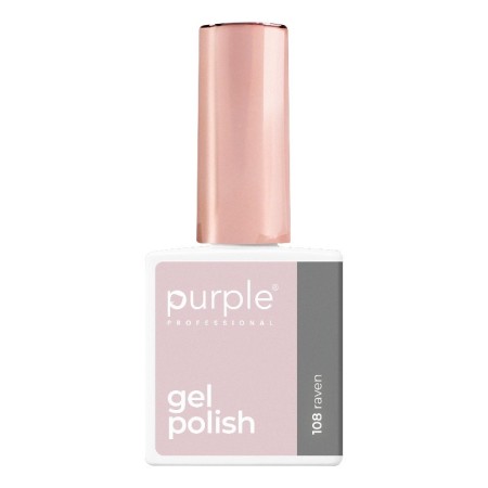 Esmalte Gel P.108 Raven -Esmalte semi permanente -Purple Professional