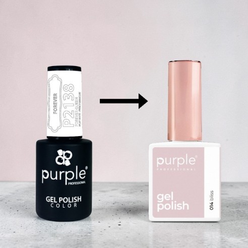 Esmalte Gel P.014 Bliss -Vernis semi permanents -Purple Professional