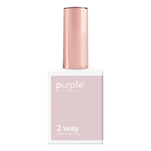 Purple Professional Esmalte Gel Base & Top 2Way 15ml -Bases y Top Coats -Purple Professional