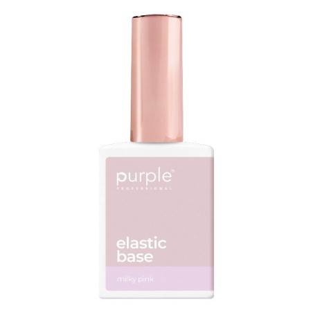 Elastic Base Purple Professional Milky Pink 15 ml -Basi e Top Coat -Purple Professional