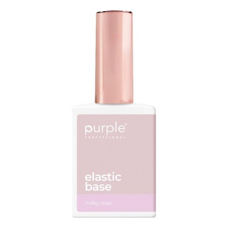 Elastic Base Purple Professional Milky Rose 15 ml -Bases et couches de finition -Purple Professional