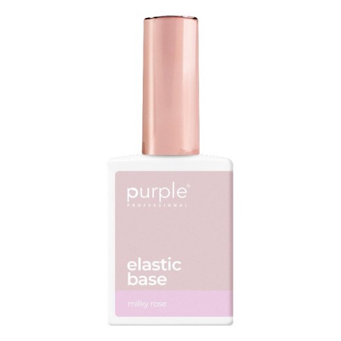 Elastic Base Purple Professional Rosa Leitosa 15ml -Bases e Top Coats -Purple Professional