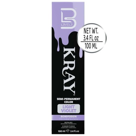 KRAY Semi-permanent hair dye with aloe vera - Light Violet -Direct coloring dyes -L3vel3