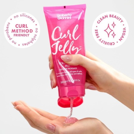 Curl Jelly Scrunching Jelly 200 ml – Gel definidor de cachos -Ceras, pomadas e gomas -Umberto Giannini 2