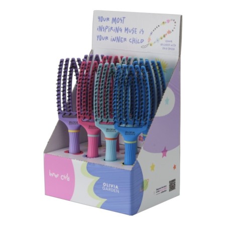 Expositor Olivia Garden Fingerbrush Inner Child 8 Cepillos -Cepillos -Olivia Garden