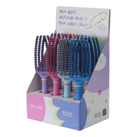 Expositor Olivia Garden Fingerbrush Inner Child 8 Cepillos -Cepillos -Olivia Garden