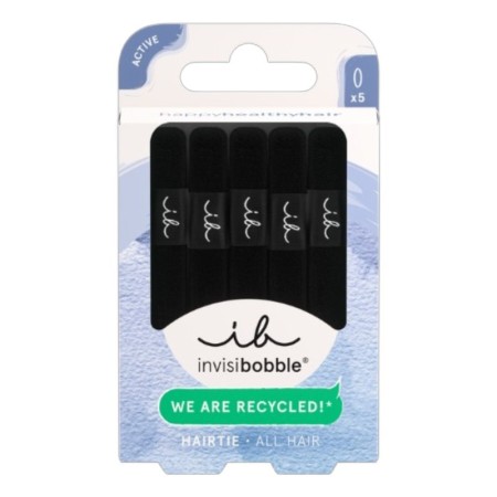 Élastiques à cheveux Invisibobble noirs, lot de 5 -Épingles à cheveux, pinces et élastiques à cheveux -Invisibobble