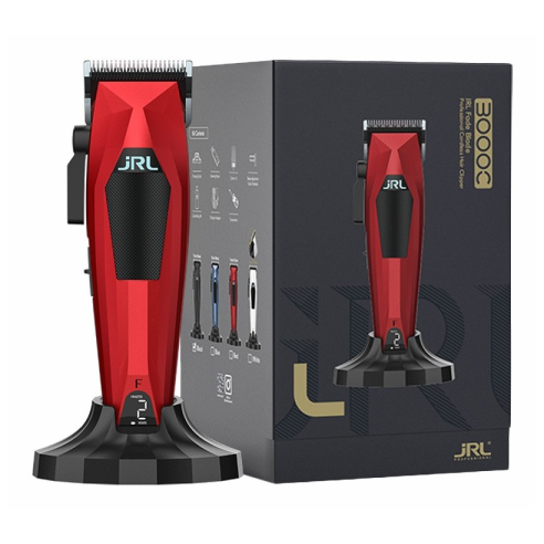 Machine de découpe JRL 3000C à lame dégradée rouge -Tondeuses à cheveux, tondeuses et rasoirs -JRL