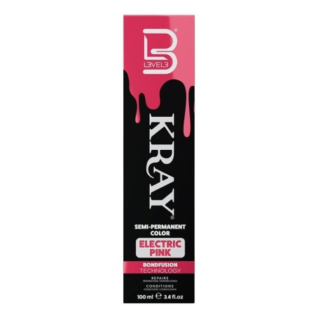 KRAY Semi-permanent hair dye with aloe vera - Electric Pink -Direct coloring dyes -L3vel3