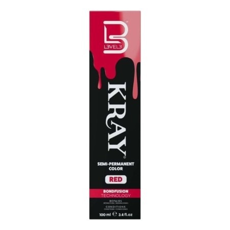 KRAY Tinte semipermanente con aloe vera - Red -Tintes de coloración directa -L3vel3