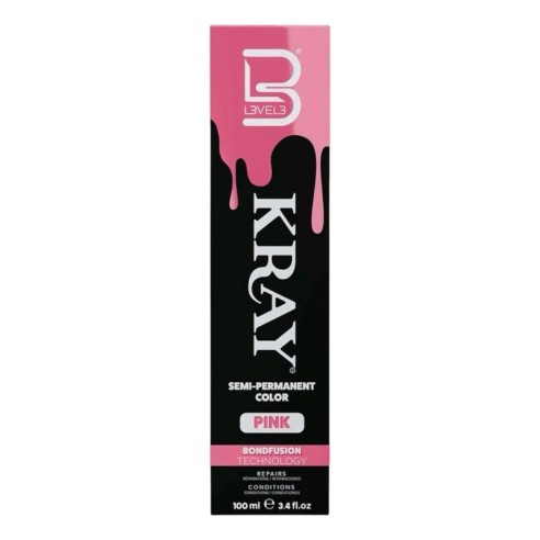 KRAY Coloration semi-permanente à l'aloe vera - Pink -Colorants colorants directs -L3vel3