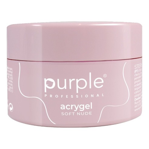 Purple Professional Acrygel Soft Nude 50 g -Nagelmodellage und Nagelverlängerung -Purple Professional