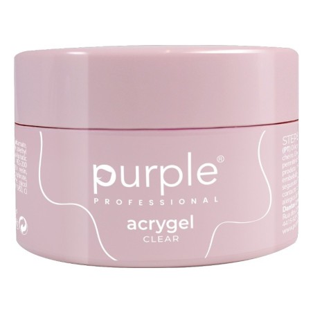 Purple Professional Acrygel Clear 50g -Gel y Acrílico -Purple Professional