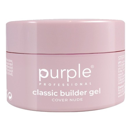 Gel construtor clássico Purple Professional Cover Nude 50g -Construção e Extensão de Unhas -Purple Professional