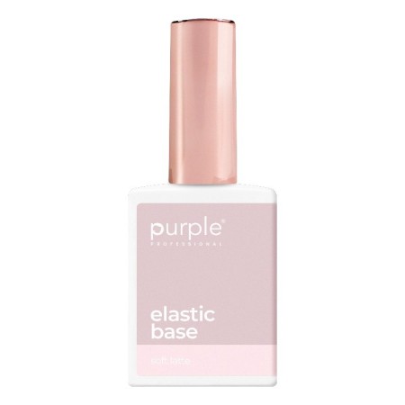 Elastic Base Purple Professional Soft Latte 15 ml -Basi e Top Coat -Purple Professional