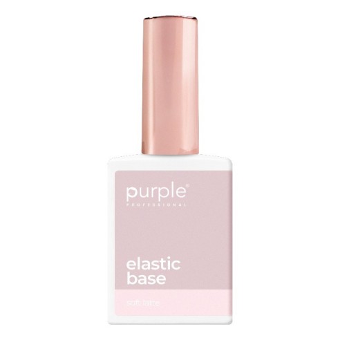 Elastic Base Purple Professional Soft Latte 15 ml -Basi e Top Coat -Purple Professional