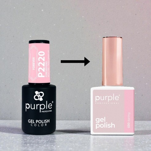 Vernis gel Purple Professional P.030 Daring -Vernis semi permanents -Purple Professional