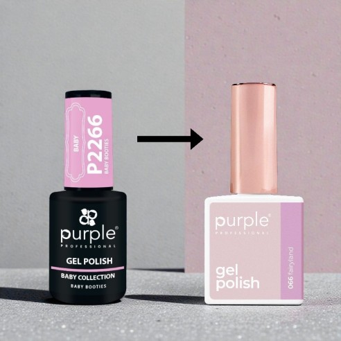 Vernis gel Purple Professional P.066 Fairyland -Vernis semi permanents -Purple Professional