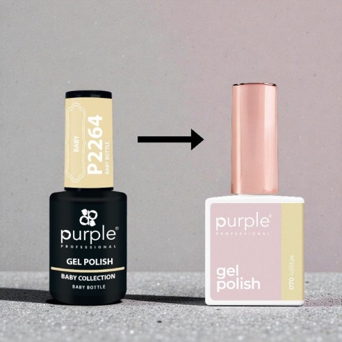 Vernis gel Purple Professional P.070 Lollilux -Vernis semi permanents -Purple Professional