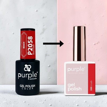 Purple Professional Gel Polish P.088 Crush -Semipermanenter Emaille -Purple Professional