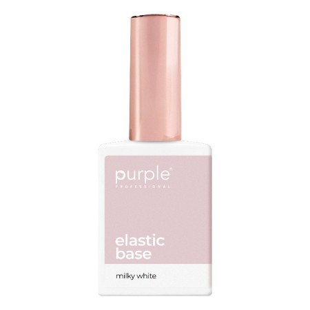 Elastic Base Purple Professional Milky White 15 ml -Basi e Top Coat -Purple Professional