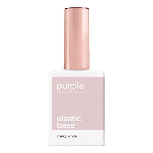 Elastic Base Purple Professional Milky White 15 ml -Basi e Top Coat -Purple Professional