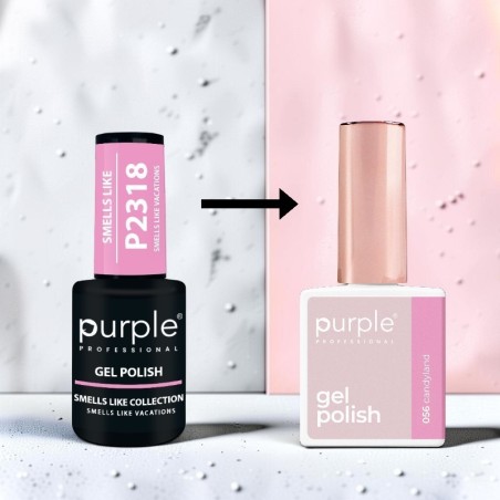 Vernis gel Purple Professional P.056 Candyland -Vernis semi permanents -Purple Professional