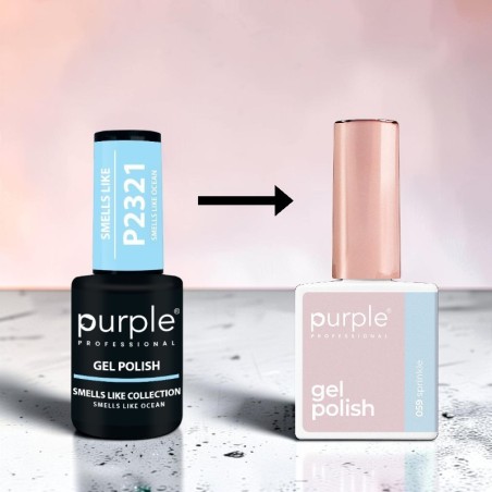 Esmalte em gel Purple Professional P.059 Sprinkle -Esmalte semipermanente -Purple Professional