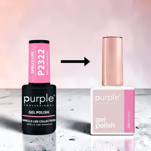 Vernis gel Purple Professional P.060 Lollipop -Vernis semi permanents -Purple Professional