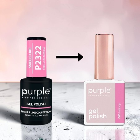 Purple Professional Gel Polish P.060 Lollipop -Semi permanent nail polishes -Purple Professional