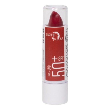 Noche & Día Lip Balm Red Fruits SPF 50+ 4g -solar -Noche & Día