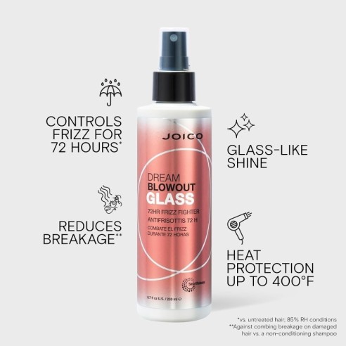 Spray anti-frisottis JOICO Dream Blowout Glass 200 ml -Protecteurs thermiques -JOICO