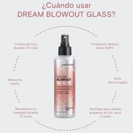 JOICO Dream Blowout Spray Anti-Crespo per Capelli in Vetro 200ml -Protettori termici -JOICO