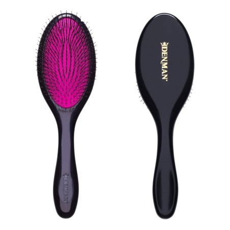 Denman D93 Tangle Tamer Gentle Detangling Brush, Black -Brushes -Denman