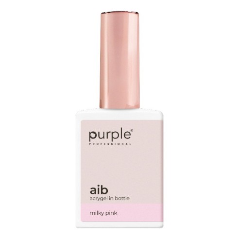 Acrílico Purple Professional AIB em frasco Milky Pink 15ml -Gel e acrílico -Purple Professional