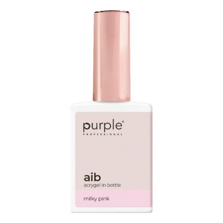 Purple Professional AIB viola in Milky Pink latte 15 ml -Gel e acrilico -Purple Professional