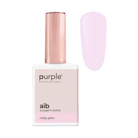 Purple Professional AIB viola in Milky Pink latte 15 ml -Gel e acrilico -Purple Professional