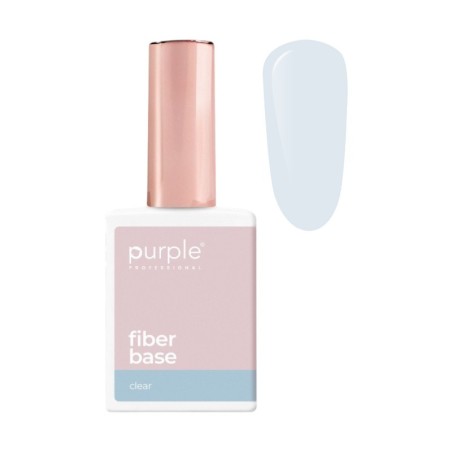 Purple Professional Fiber Base Clear 15ml -Bases y Top Coats -Purple Professional
