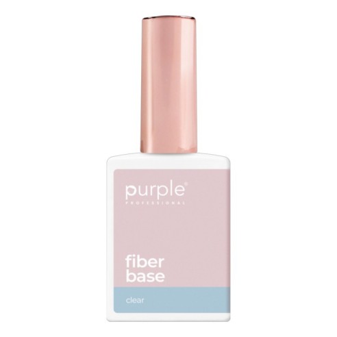 Purple Professional Fiber Base Clear 15ml -Bases y Top Coats -Purple Professional