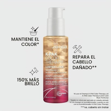 JOICO K-PAK Color Therapy Luster Lock Glossing Oil 63ml -Trattamenti per capelli -JOICO