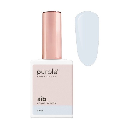 Purple Professional AIB Acrygel in bottle Clear 15ml -Purple Profes... 2